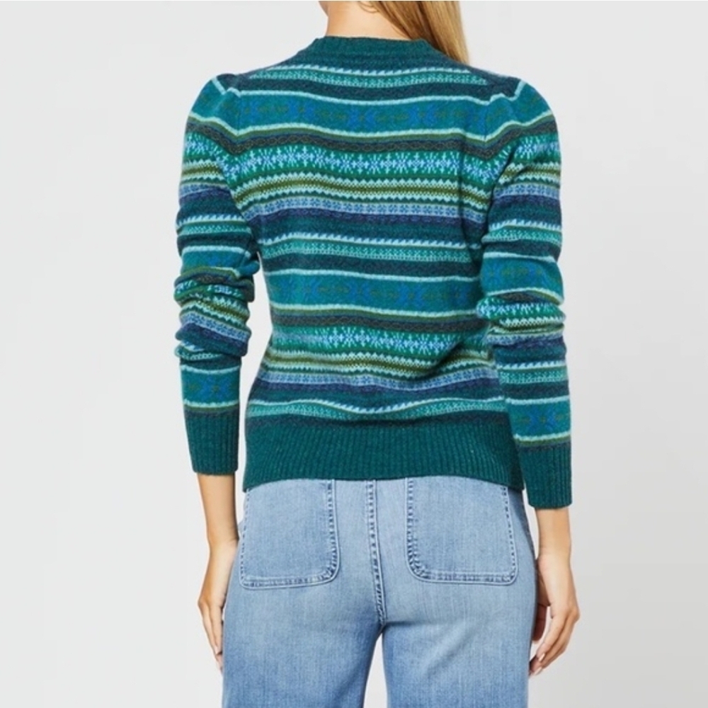 Ann Mashburn Giselle Fairisle Swearer XS - Picture 2 of 11